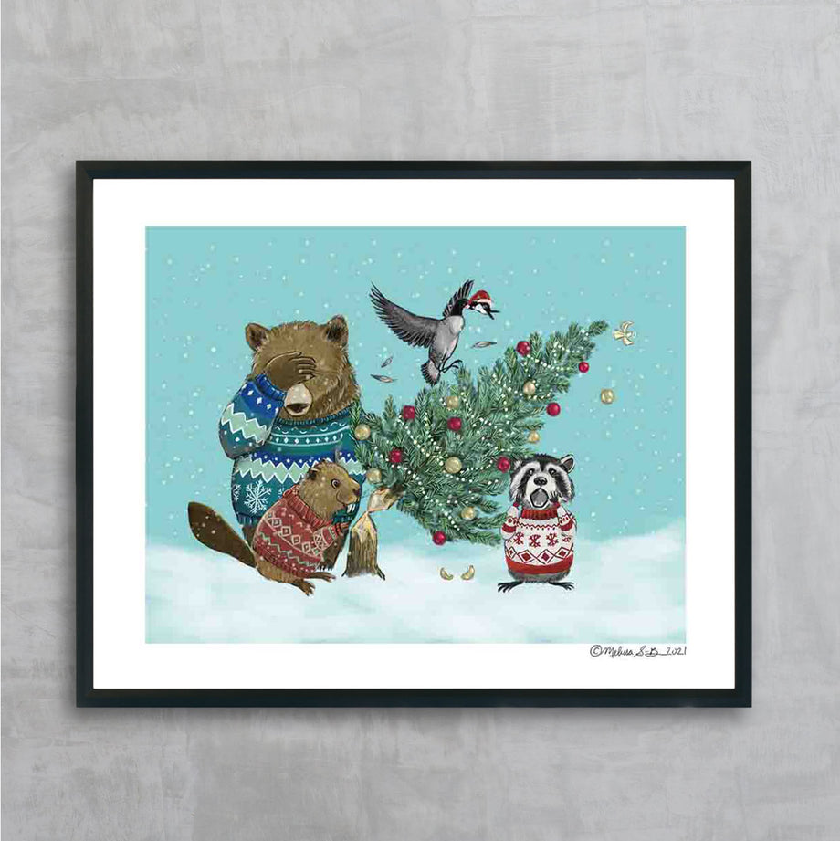 Winter Deer Fine Art Print – True North Creations